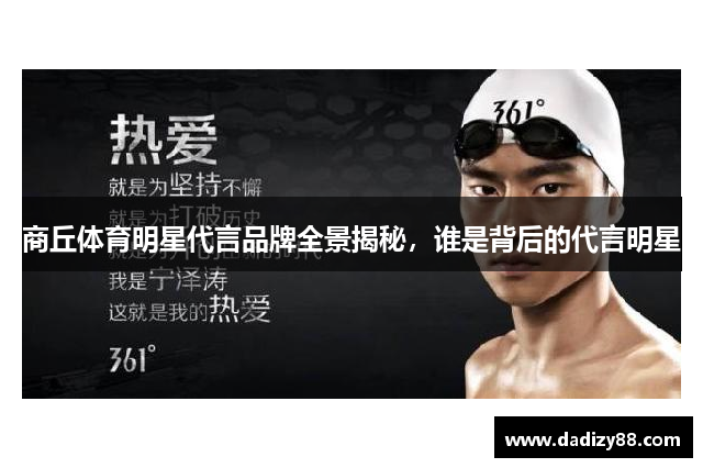 商丘体育明星代言品牌全景揭秘，谁是背后的代言明星